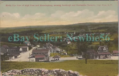 Highview NY - VILLAGE & O&W RAILROAD STATION - Postcard Catskills Bloomingburg • $10