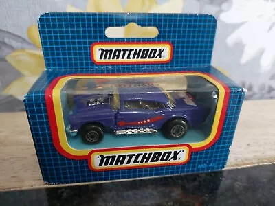 1990 Vintage Matchbox Superfast 57 Chevy Diecast Car - Milky Way - Model 1.63 • £15