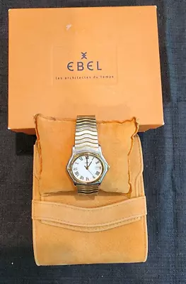 Ebel Sport Classique -Gold Bezel 18K/ Stainless Steel Watch • $203.50