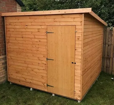 Pinelap 12mm T&G Pent Roof Garden Storage Shed Quality Tongued & Grooved Hut • £666