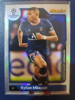 ⚽️KYLIAN MBAPPE 2021-22 Topps Merlin Chrome UEFA Refractor • $19.99