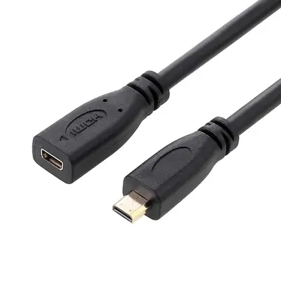 CY 30Cm HDMI 1.4 Type D Micro HDMI Male To Micro HDMI Female HDMI Extension Cabl • $14.99