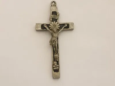 Antique Vintage Cross Crucifixes Pendant Skull Memento Mori Rare ! (No.tg2 ) • $26