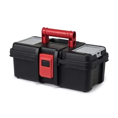 Hyper Tough 13-inch Tool Box Plastic Tool And Hardware Storage Black • $10.55