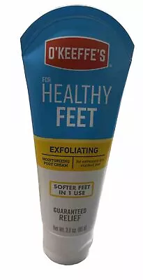 O'Keeffe's Healthy Feet Exfoliating Foot Cream 3 Ounce Tube • $6.19