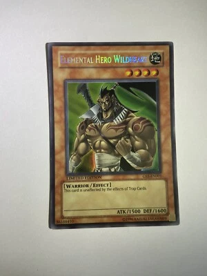 £11.94 • Buy Elemental Hero Wildheart Secret Rare Limited Edition GSE-EN001 Yugioh Card
