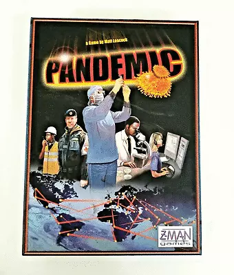 Pandemic Board Game Z-Man Games 1st Edition 2007 Matt Leacock 100% Complete EUC • $18.97