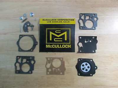 McCulloch 7-10 Pro Mac 700 Or 10-10S Chainsaw Carburetor Kit • $14.99