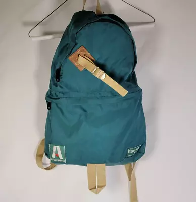 Vintage A Line Academy Nomad Nylon Backpack Teal Green • $15