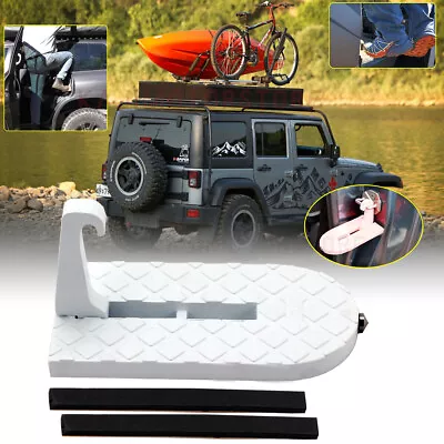 Car Door Step Portable Mini Vehicle Folding Firm Ladder Foot Pegs For Jeep SUV • $10.92