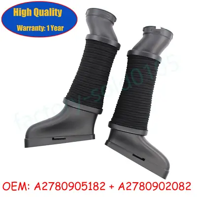 1 Pair Left + Right Air Cleaner Intake Duct Hose For 12-17 Benz E550 Cls550 /E63 • $35.48