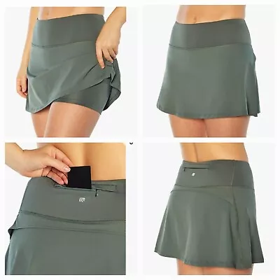 Marika Green Carla Pocket Active Skort Shorts Sea Pine Womens Size XXL • $19.99