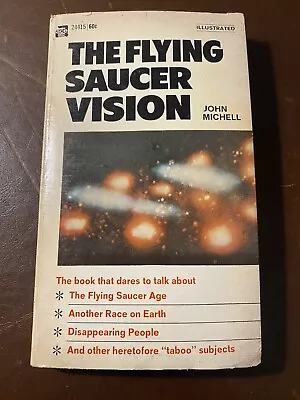 THE FLYING SAUCER VISION John Michell - Undated (1967) US Ace Star UFO Abduction • £8