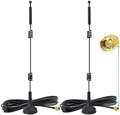 2x Wireless Antenna For Truck Trailer Rear View Backup Camera Reversing Monitor • $11.99