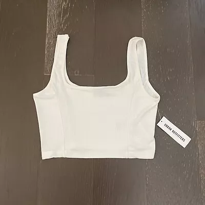$33.21 • Buy NWT Urban Outfitters Womens Size XL Ivory Stretch Sleeveless Crop Tank Top