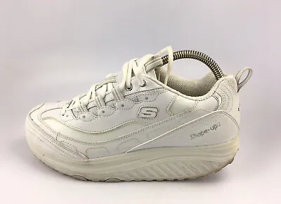 Skechers Shape Ups 11800 Metabolize White Walking Toning Shoes Size 10 Women's • $22.74