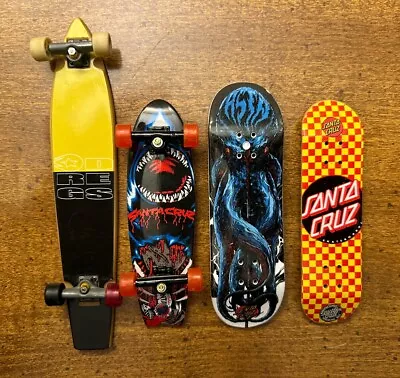 Vintage Tech Deck DREGS Longboard Fingerboard Skateboard Cruiser Santa Cruz Lot • $19.99