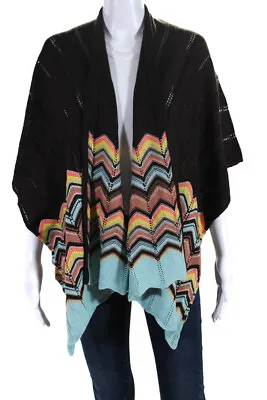 Missoni For Target Womens Wool Chevron Print Cardigan Sweater Brown Size OS • $73.19