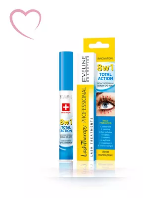 £4.99 • Buy Eveline Eyelash Restorative Conditioner Serum 8in1 Eyelashes Growth 10ml