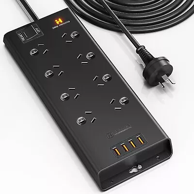 Smart Power Strip Power Board With 4 Outlets And 4 USB Charging Ports Voice • $46.65