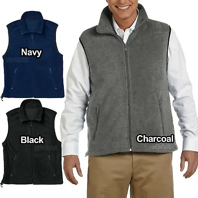 BIG MENS Polar Fleece Vest Sleeveless Jacket Soft Warm Winter XL 2XL 3XL 4XL  • $28.99