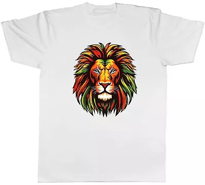 Fierce Lion Mens T-Shirt Reggae Jamaica Rasta Jungle Tee Gift • $11.36