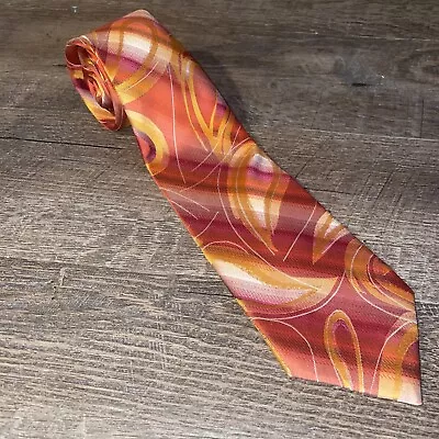 J.Garcia Tie Limited Edition Butterfly Study II Collection 39 Orange 4” 58” • $4.99