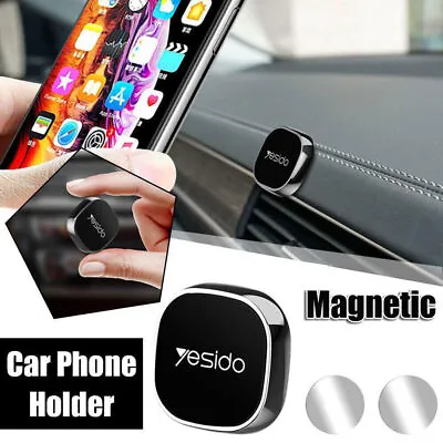 Magnetic Magnet Dashboard Mobile Phone Holder Dash Car Mount Stand Parts Black • $4.31