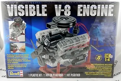 1:4 Scale Visible V-8 Engine Model Kit - Revell #85-8883 • $136.69