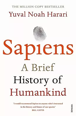 Sapiens A Brief History Of Humankind By Yuval Noah Harari Paperback Book NEW • $19.90