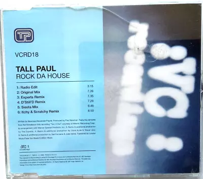 Tall Paul – Rock Da House  CD Single 1997 • £6.24