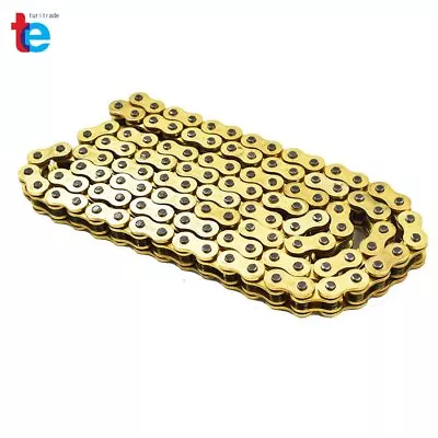 With O-Ring Drive Chain Gold Color 520 X114 ATV Motorcycle 520 Pitch 114 Links • $27.09