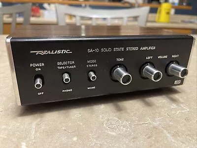 Realistic SA-10 Solid State Stereo Amplifier Model 31-1982B • $24.64