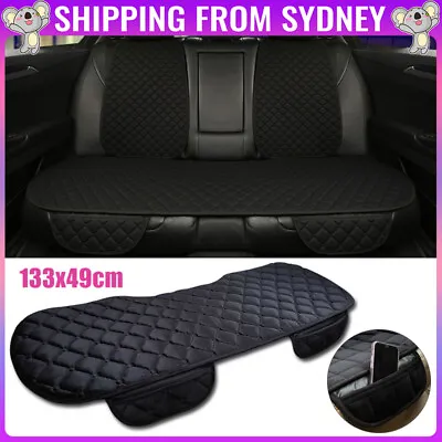 Rear Car Auto Seat Cover Back Protector Mat Chair Cushion Storage Pad Universal • $19.95