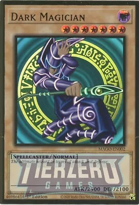 Yugioh Dark Magician MAGO-EN002 Premium Gold Rare 1st Edition NM/LP • £8.19