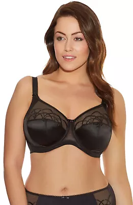 NWOT Elomi EL4030 'Cate' Underwire Bra Black Size US 38H - UK 38FF • $26.10