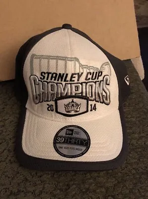 Los Angeles LA Kings 2014 Stanley Cup Champions Locker Room New Era Flex Cap Hat • $19.95