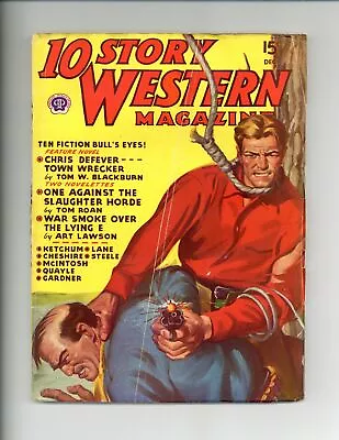 10 Story Western Magazine Pulp Dec 1945 Vol. 29 #1 FN • $10.50