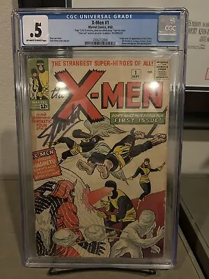 X-men 1 Signed By Stan Lee CGC Marvel 1st Appearance Of Magneto And X-men • $4000