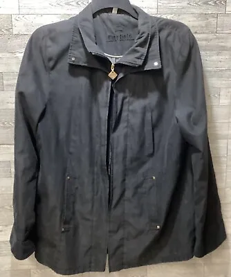 KINGFIELD Unisex (Size 44) Full Zip Collared Jacket/Coat Faux Suede Vintage (B) • $14.69