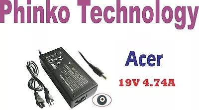 NEW Laptop Charger ACER ASPIRE 5750 5750G 5810TG 5810G 5820T 5820TG 19V 4.74A • $28