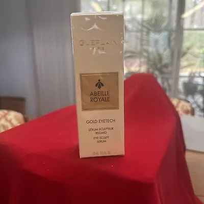 New Sealed In Box Guerlain Abeille Royale Gold Eyetech Eye Sculpt Serum .5 Fl Oz • $14.97