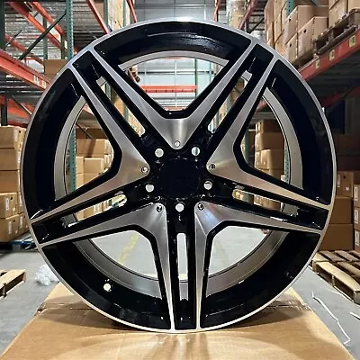 18  Amg Style Black Wheels Rims Fits 4matic Mercedes Benz C250 C300 C350 W204 • $799