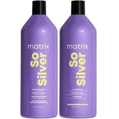 Matrix Total Results So Silver Shampoo & Conditioner 1000ml • £42.69