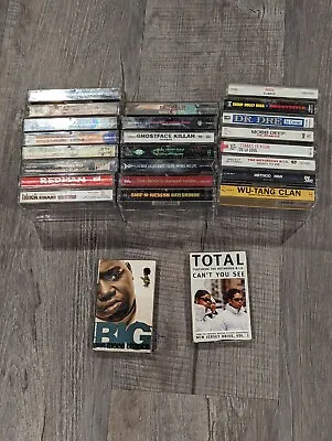 90s Hip Hop Cassette Tapes Lot Jay Z Nas Biggie Smalls Snoop Dre Wu Tang Clan  • $2500