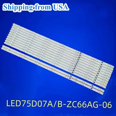 LED Strip(12)For Haier 75R5 LED75D07A/B-ZC66AG-06 30375007005/6 WR75UT4210 75V81 • $47.41