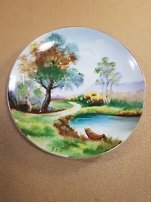 Ucagco China Hand Painted 7 In Decorative Plate Made In Occupied Japan F1 • $25