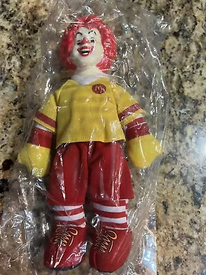 Ronald McDonald Vintage 10” Doll With A Vinyl Head. Vary Rare. In Original Pack • $49