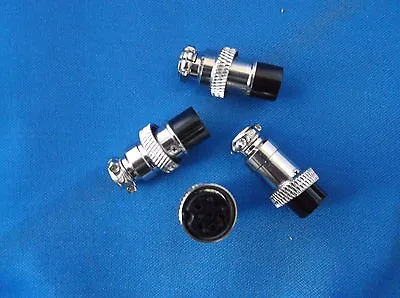 New Cbham 4 Metal Female Microphone Plugs 6 Pin Rcirangermagnum Etc. • $14.99