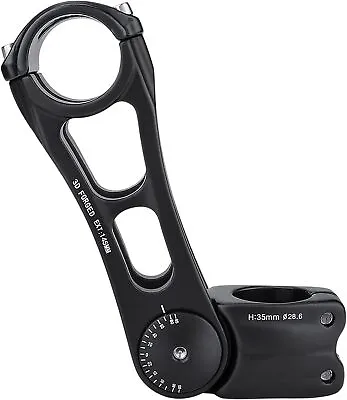 Adjustable Mtb Stem 31.8mm 70 Degree 90/110/145mm Bike Stem Riser For Handlebar • $33.99